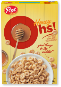 Box of Honey Ohs! Cereal